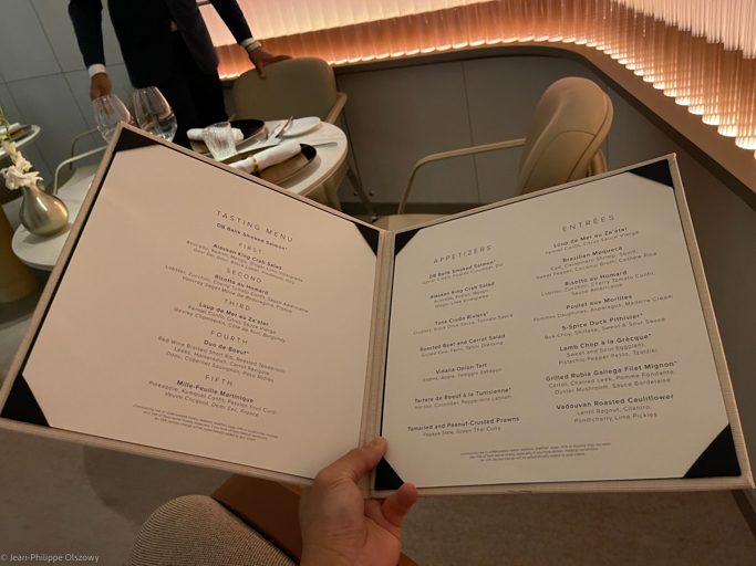 le voyage menu celebrity beyond