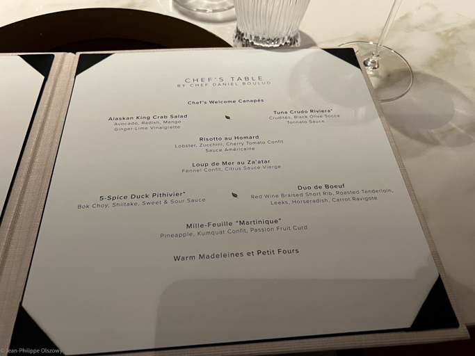 le voyage menu celebrity beyond